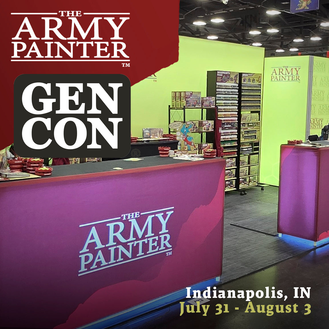 Visit The Army Painter at Gen Con 2025