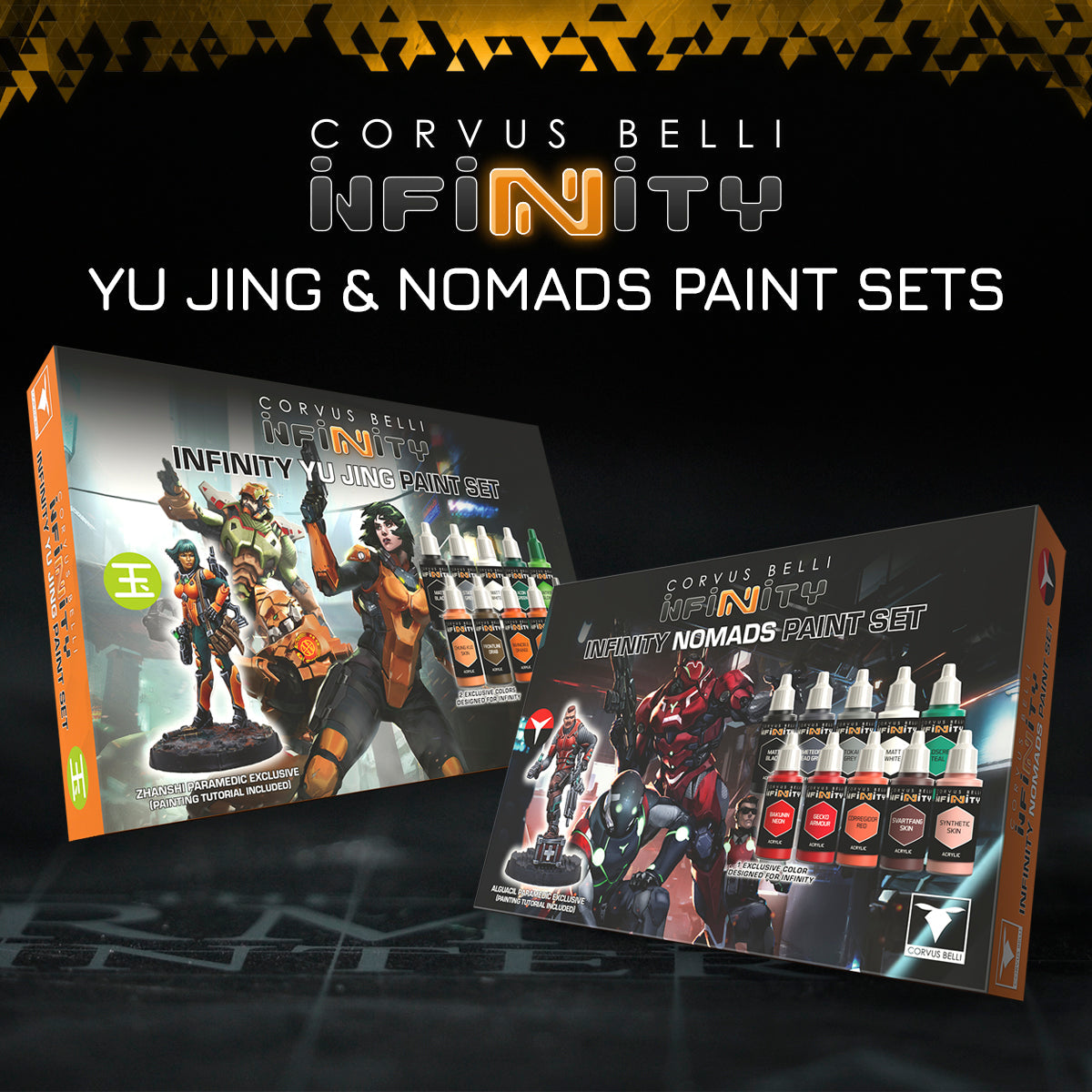 The Army Painter Nomads and Yu Jing Infinity Paint Sets