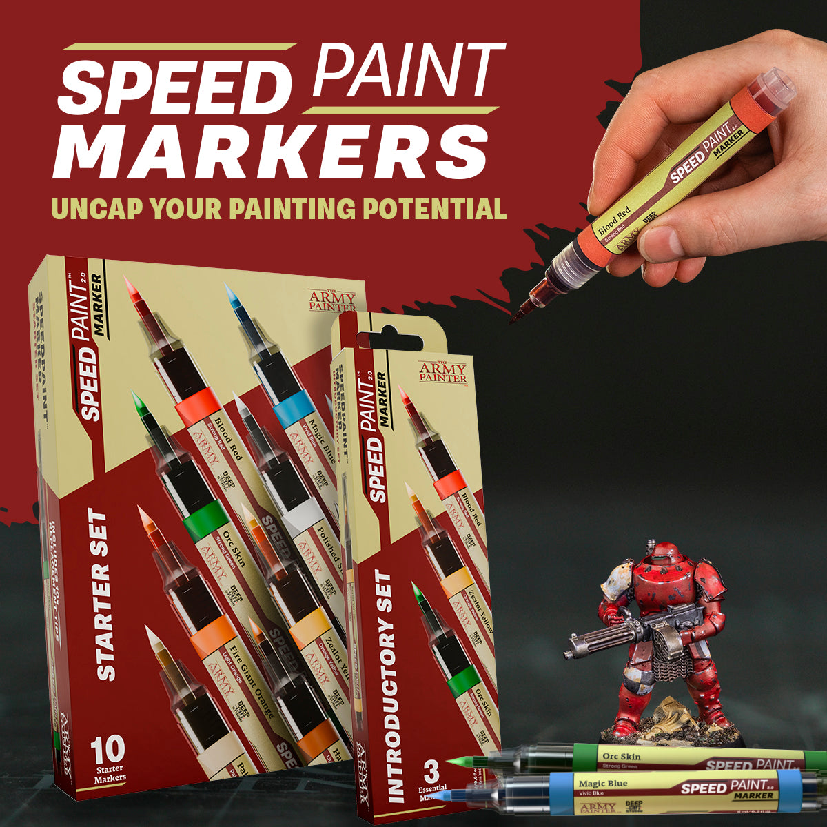 Speedpaint Marker Introductory Set - The Army Painter - La boutique Speedpaint Marker Introductory Set - The Army Painter - La boutique