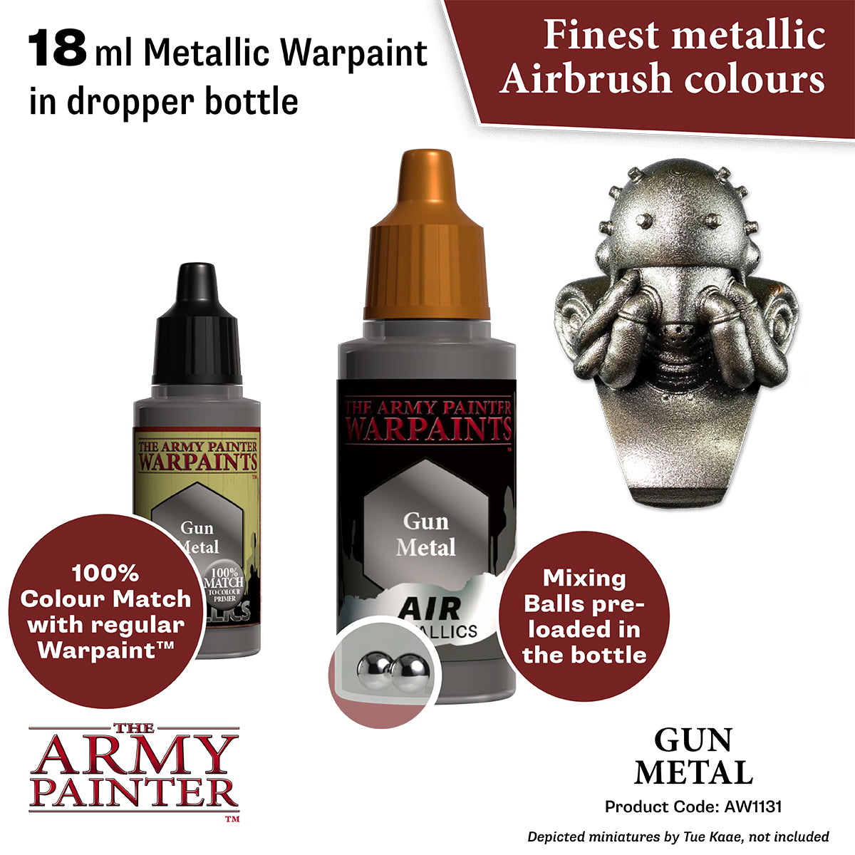 Warpaints Air Metallics: Gun Metal