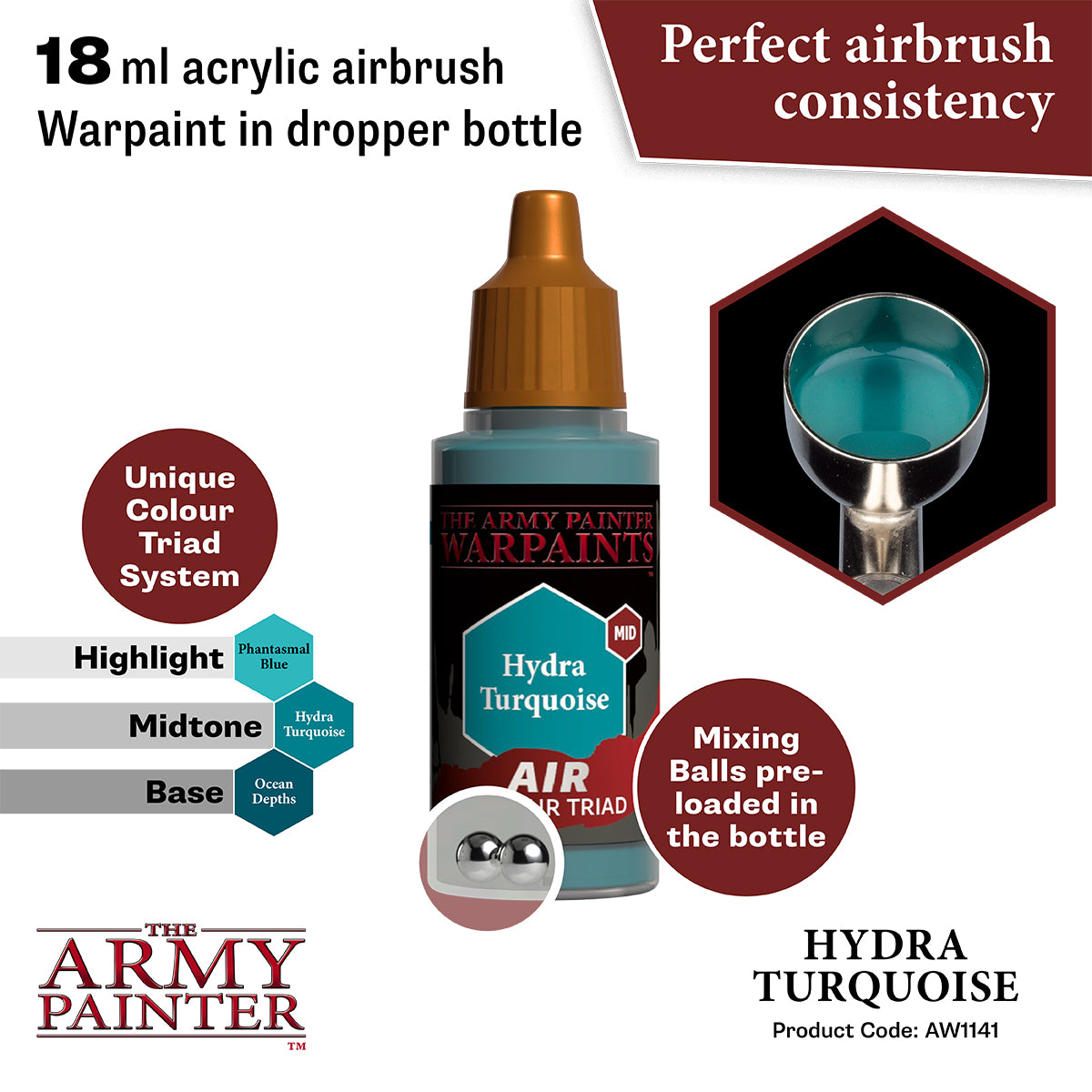 Warpaints Air: Hydra Turquoise