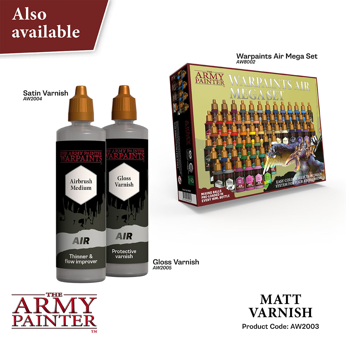 Warpaints Air: Anti-shine Varnish, 100 ml