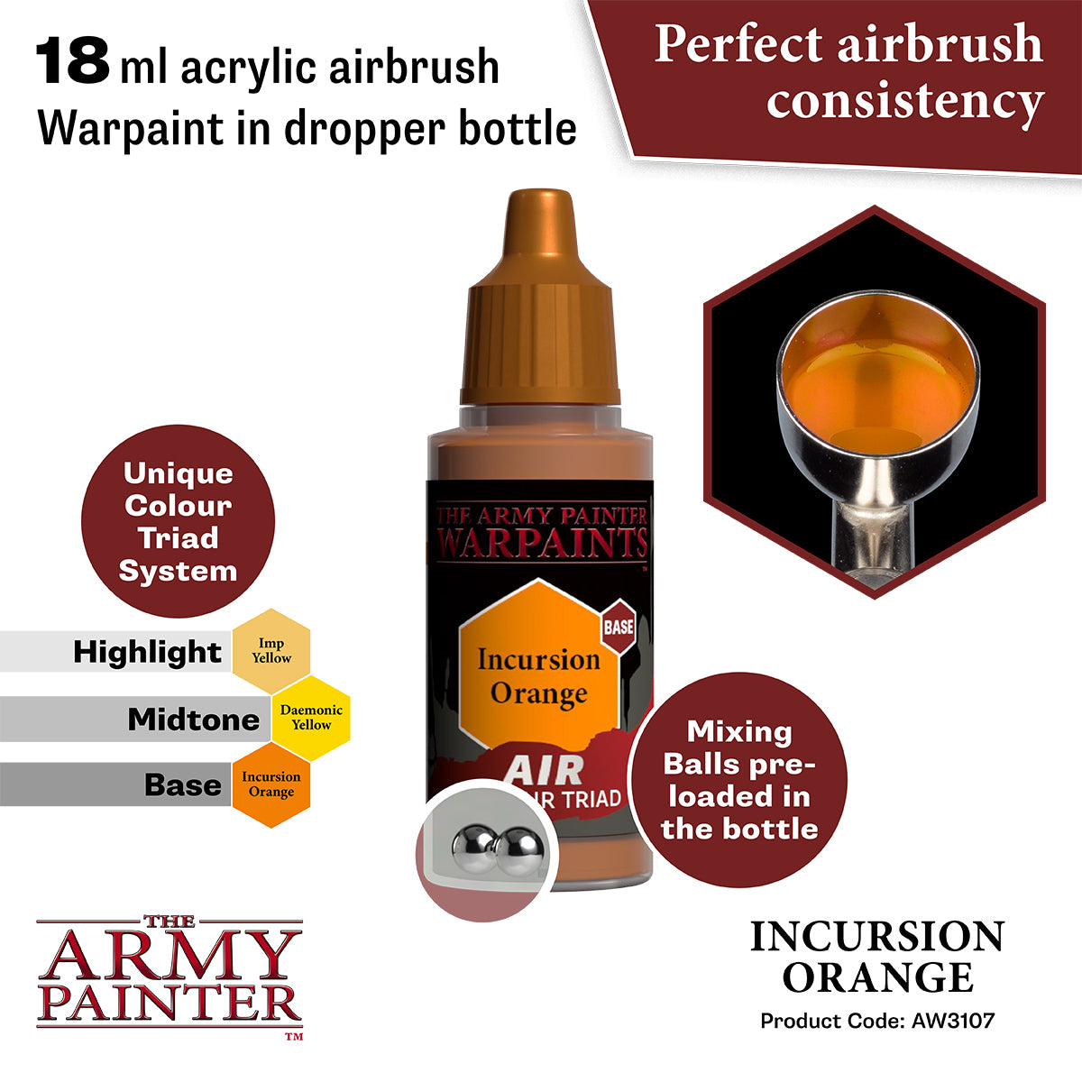 Warpaints Air: Incursion Orange