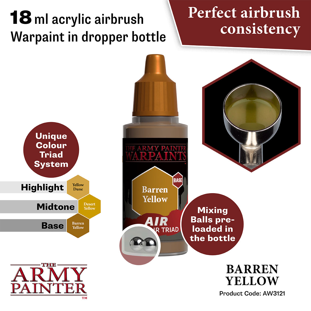 Warpaints Air: Barren Yellow
