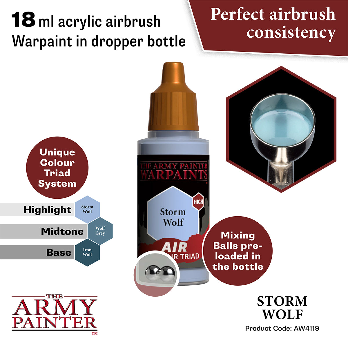 Warpaints Air: Storm Wolf