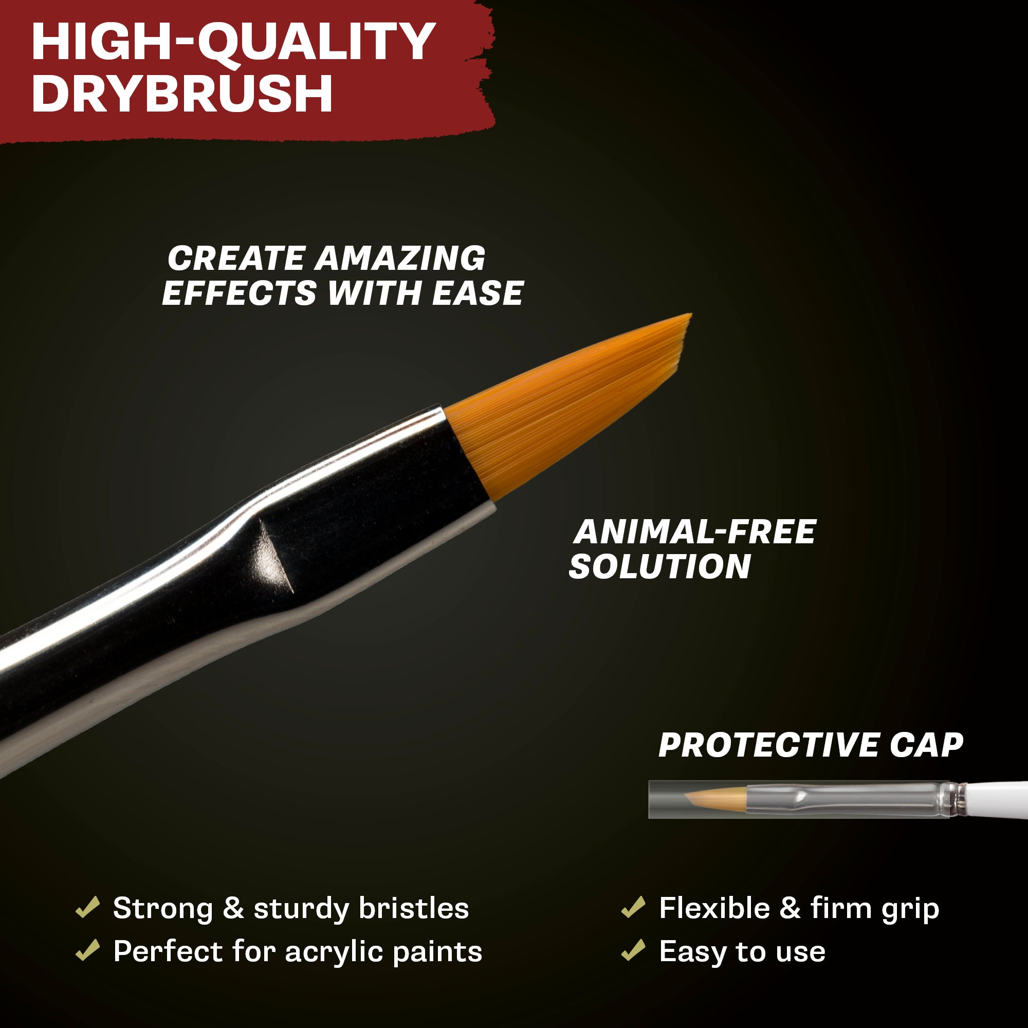 Wargamer Brush: Small Drybrush