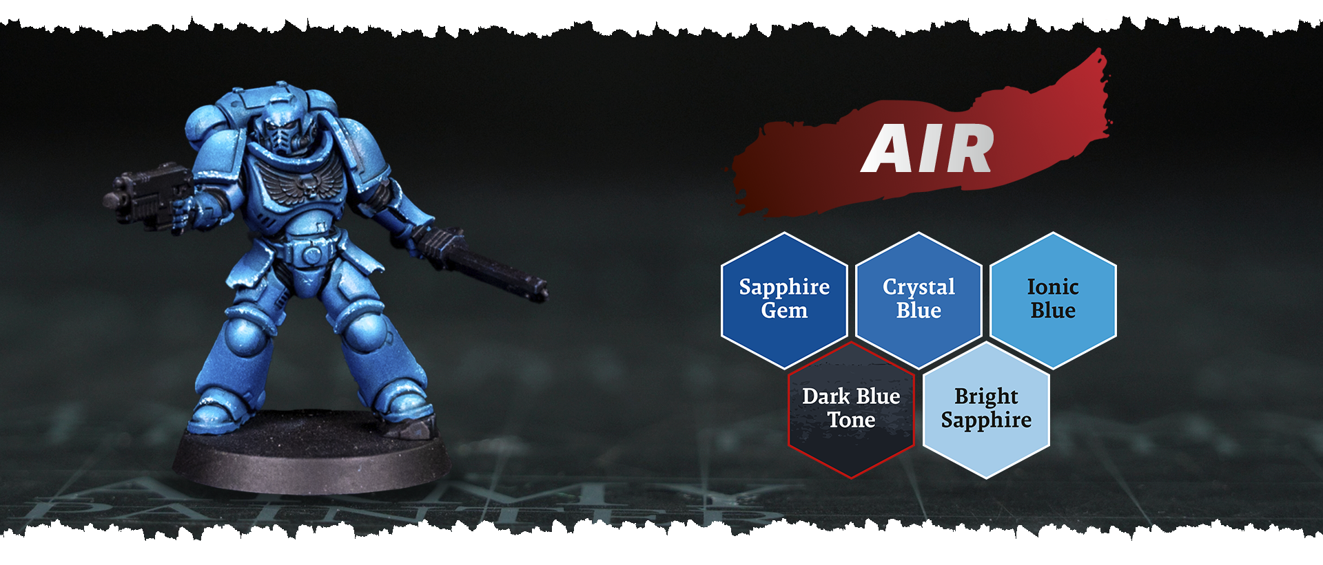 How to Paint Blue Warpaints Air