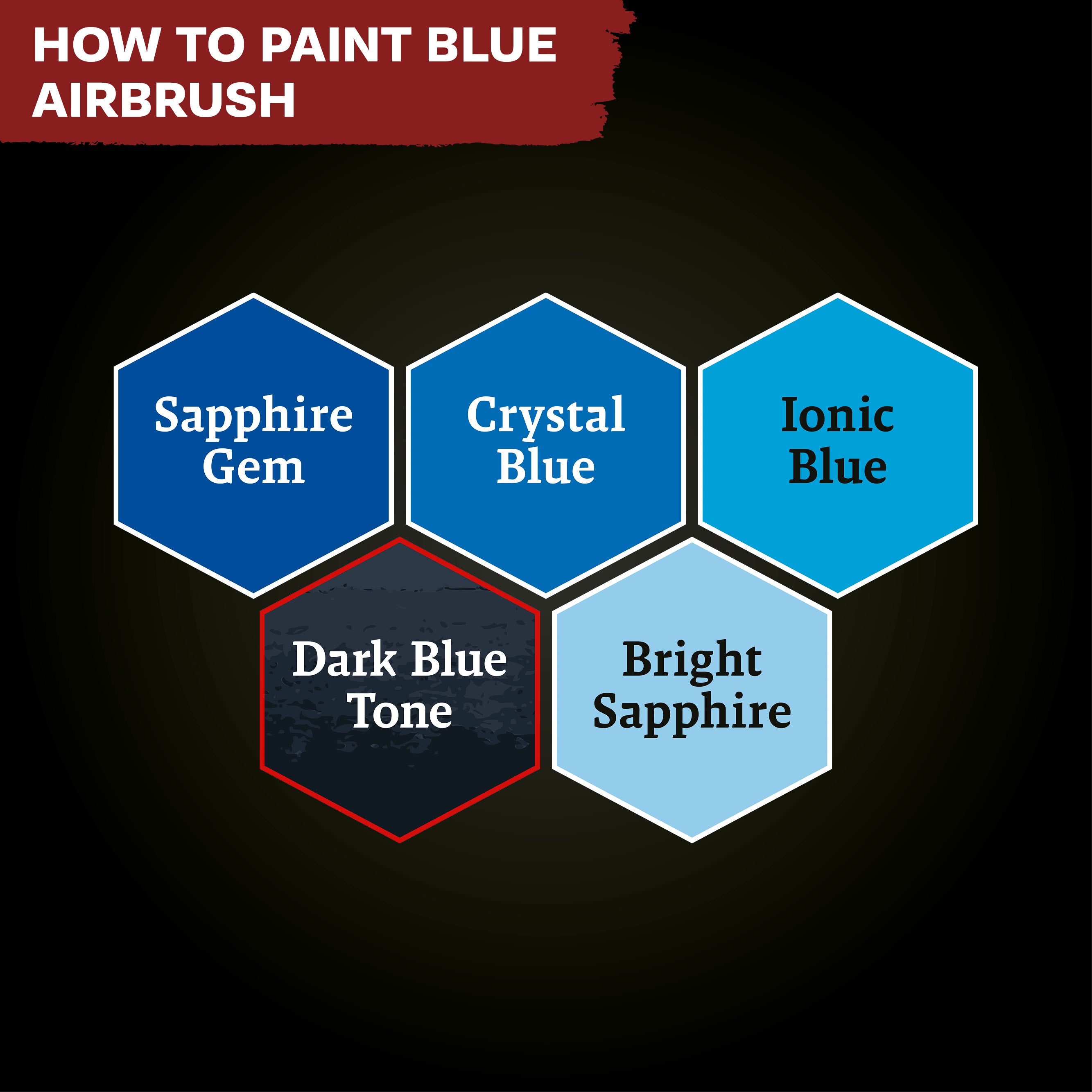 Paint Blue with Warpaints Air