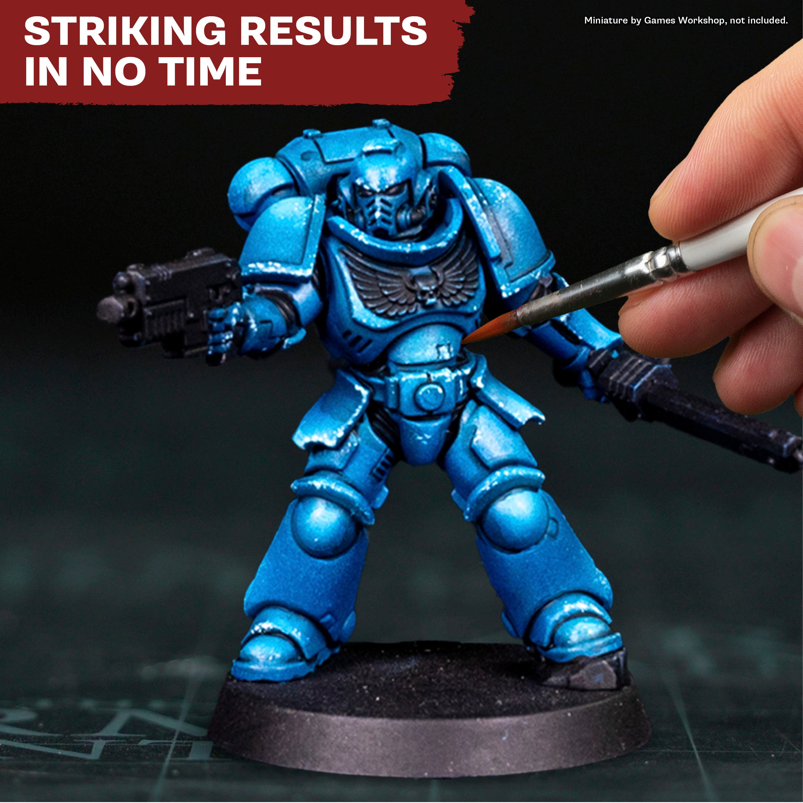 Paint Blue with Warpaints Air