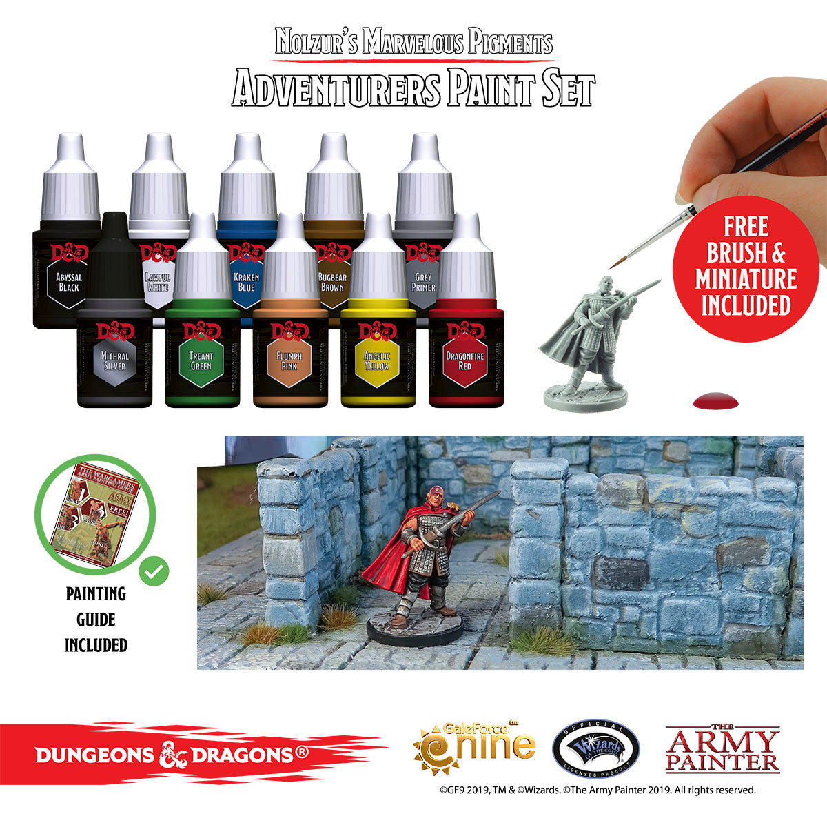 D&D Adventurers Paint Set