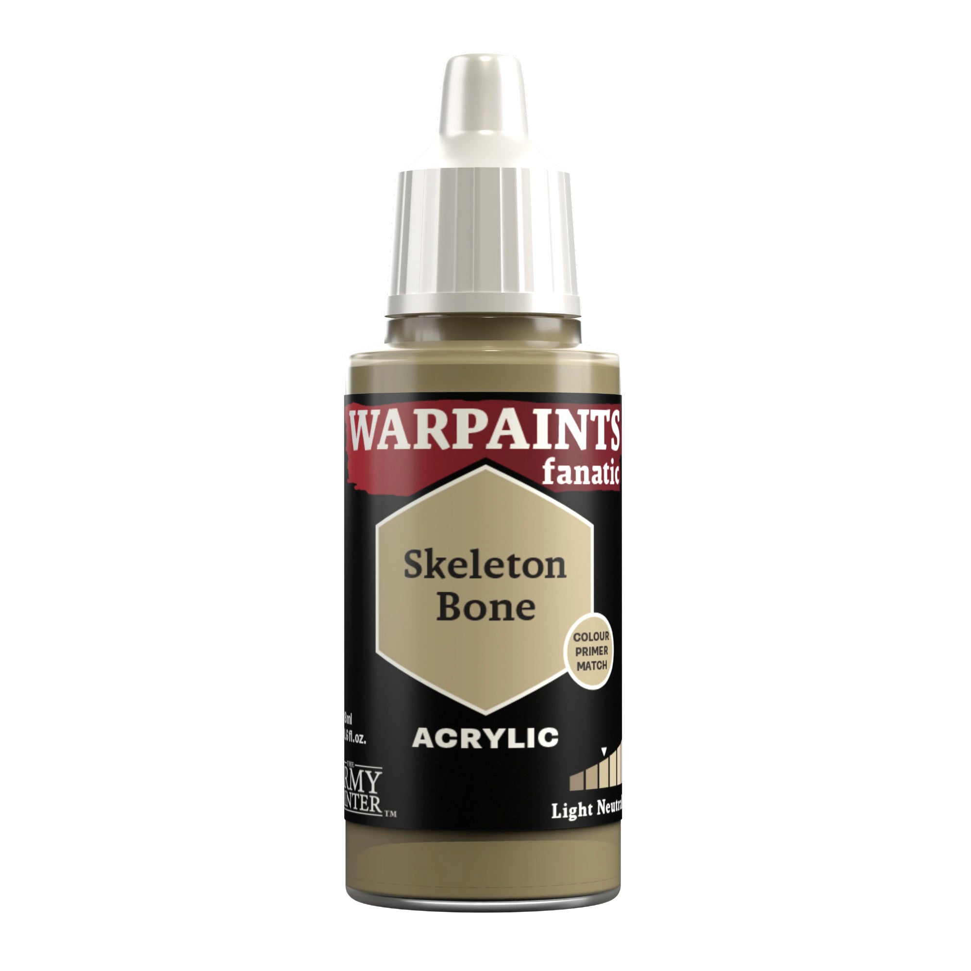 The Army Painter Warpaints Air – Airbrush Farbe 'Charred Bone', Vorverdünnt, Mit Mischkugel – Für Miniaturen & Modellbau