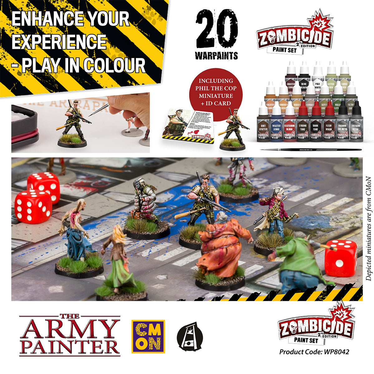 Zombicide 2nd Edition Paint Set
