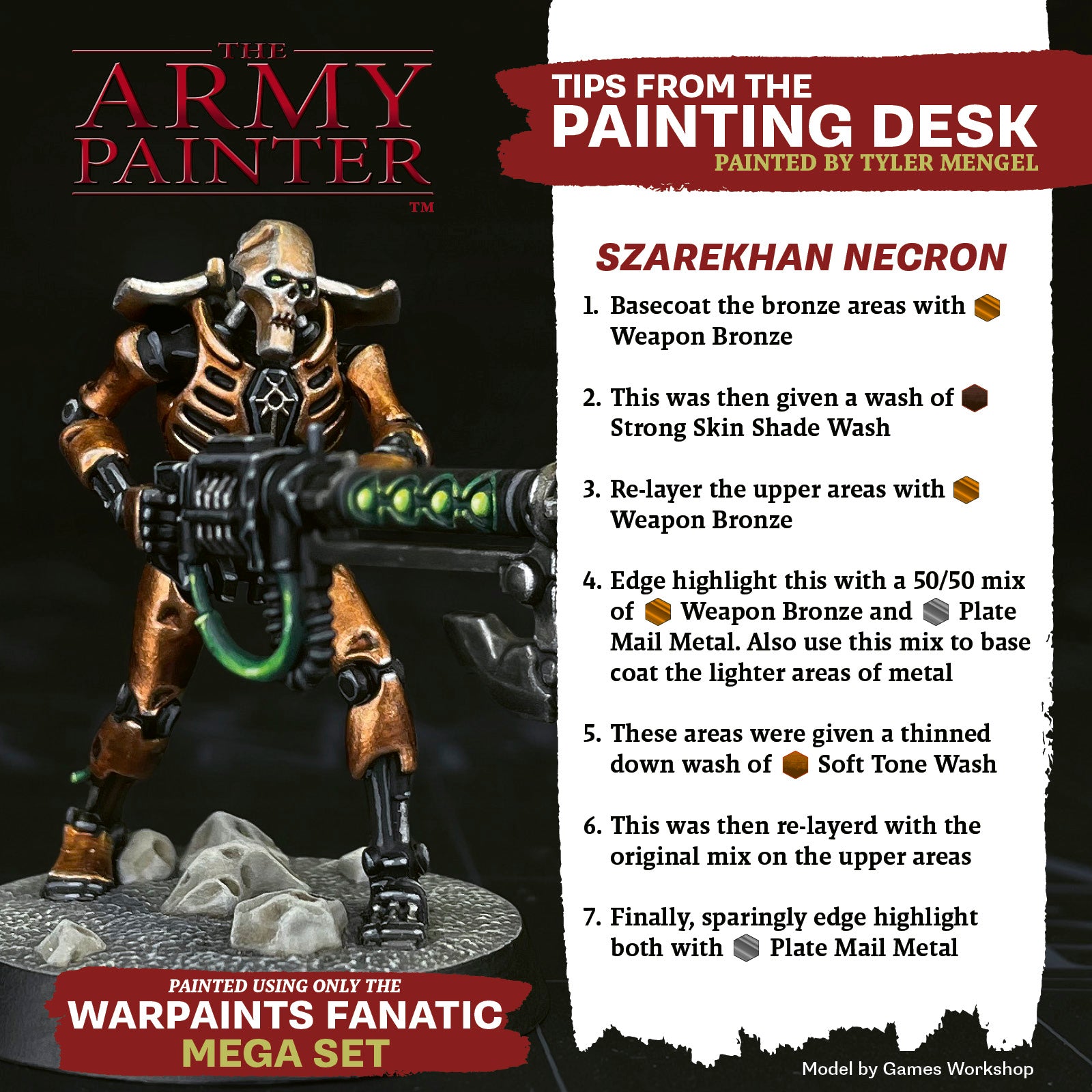 Tips From the Painting Desk: Szarekhan Necron