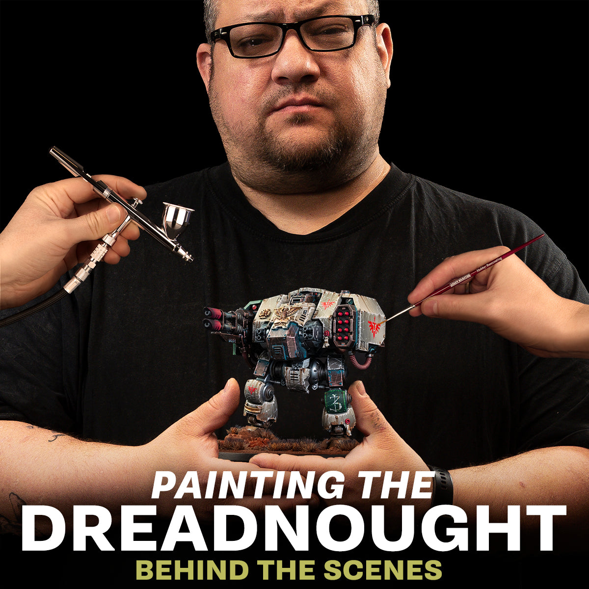 Painting the Dark Angels Dreadnought: Behind the Scenes