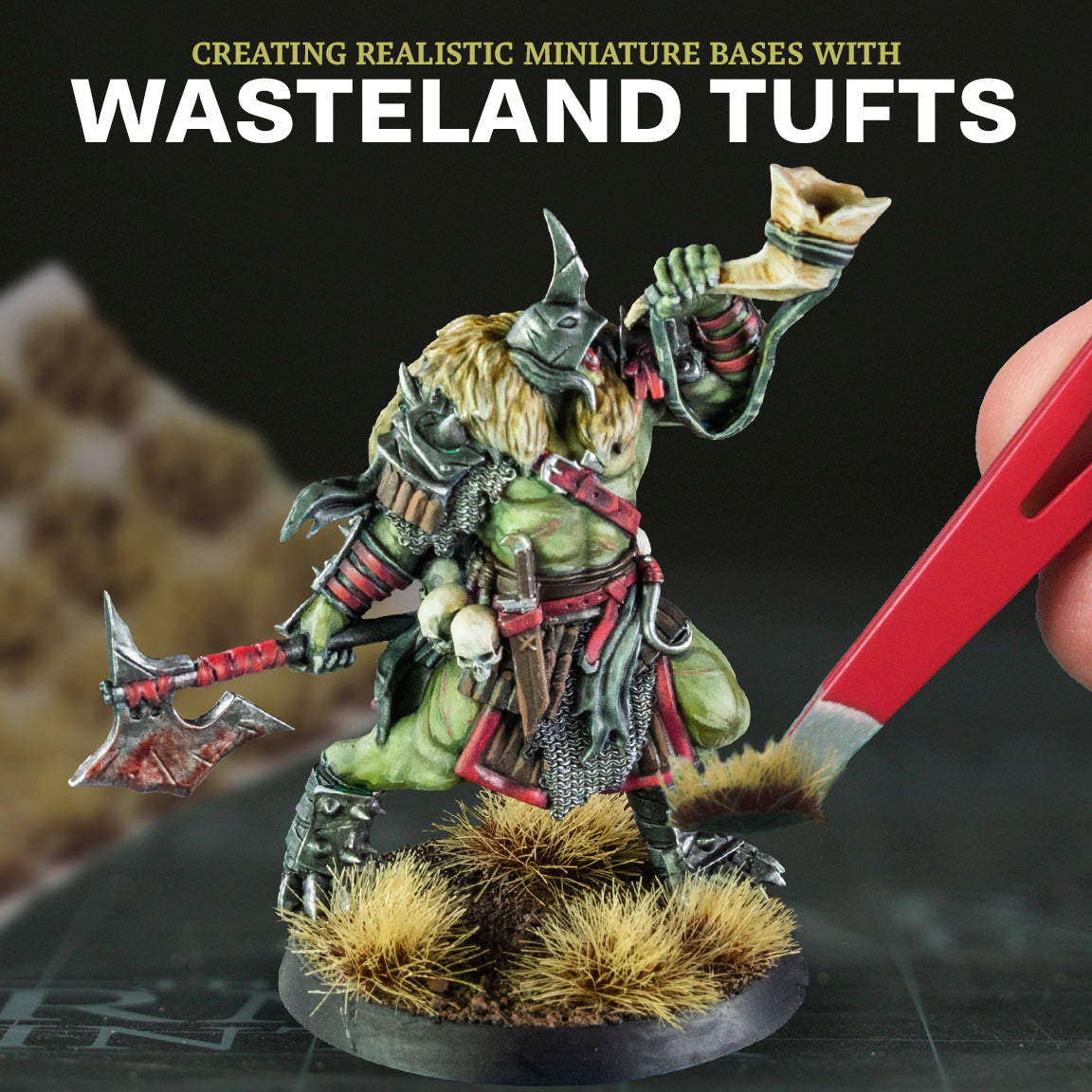 Creating Realistic Miniature Bases with Wasteland Tufts