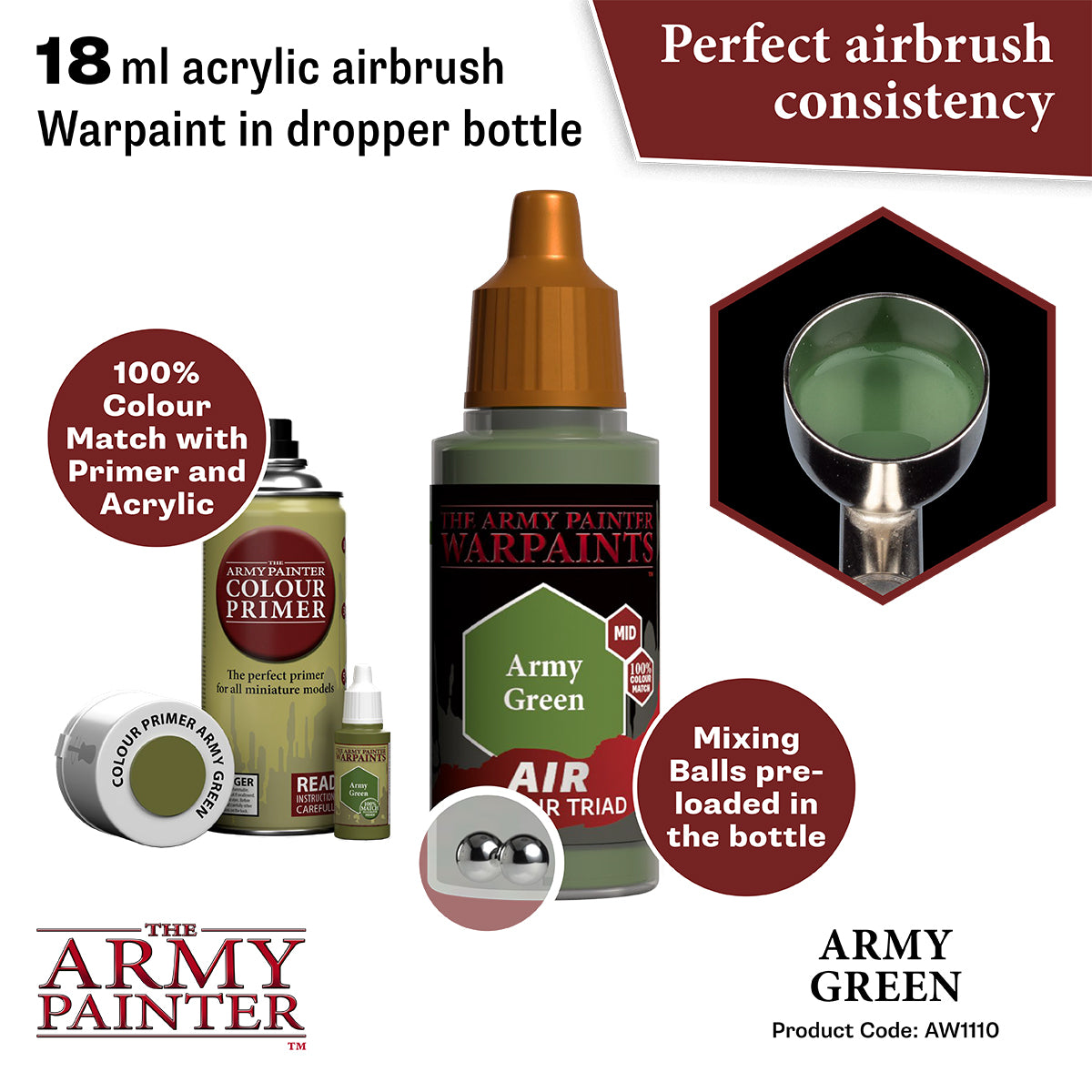 Warpaints Air: Army Green