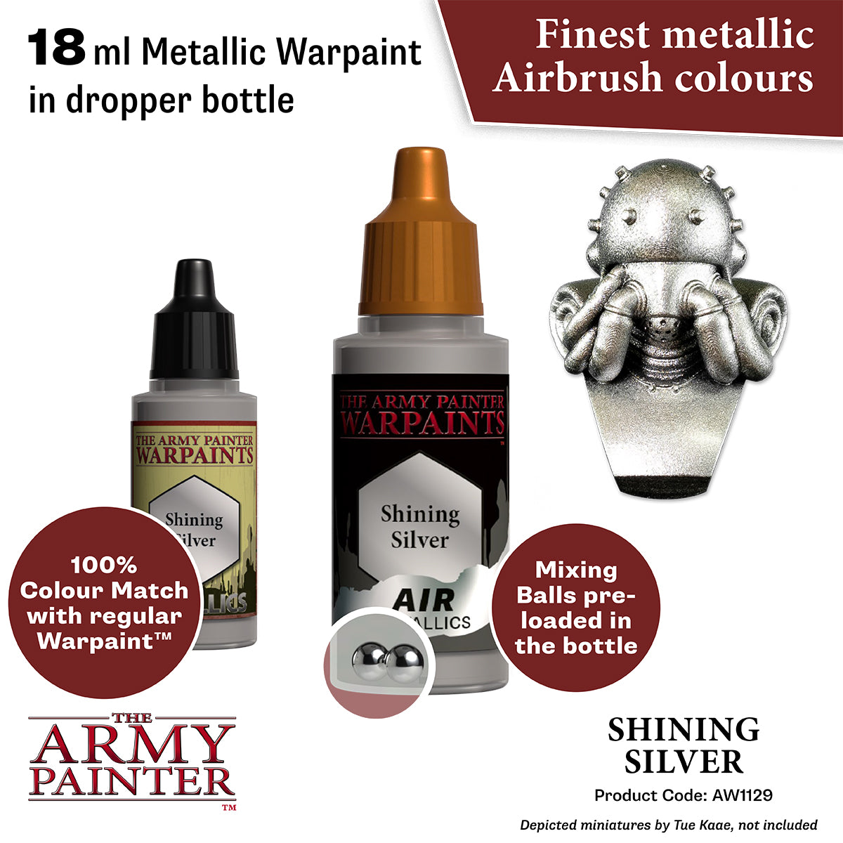 Warpaints Air Metallics: Shining Silver