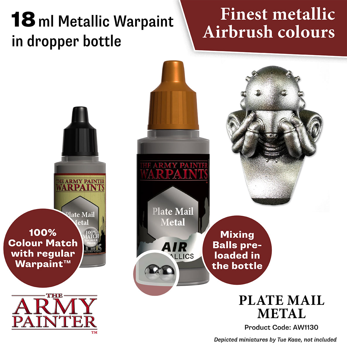 Warpaints Air Metallics: Plate Mail Metal