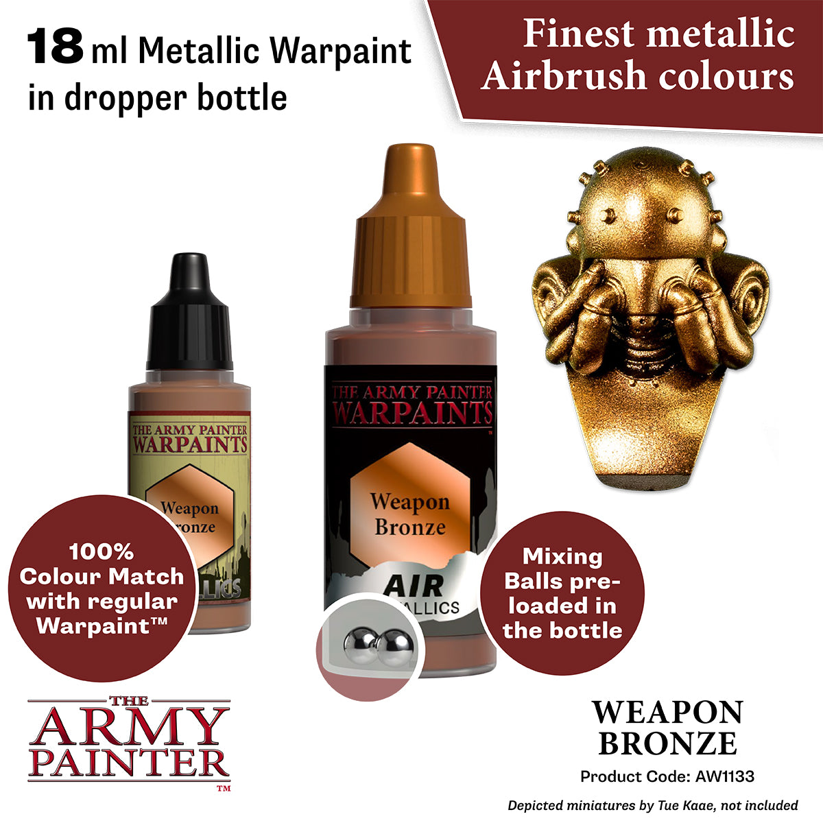 Warpaints Air Metallics: Weapon Bronze