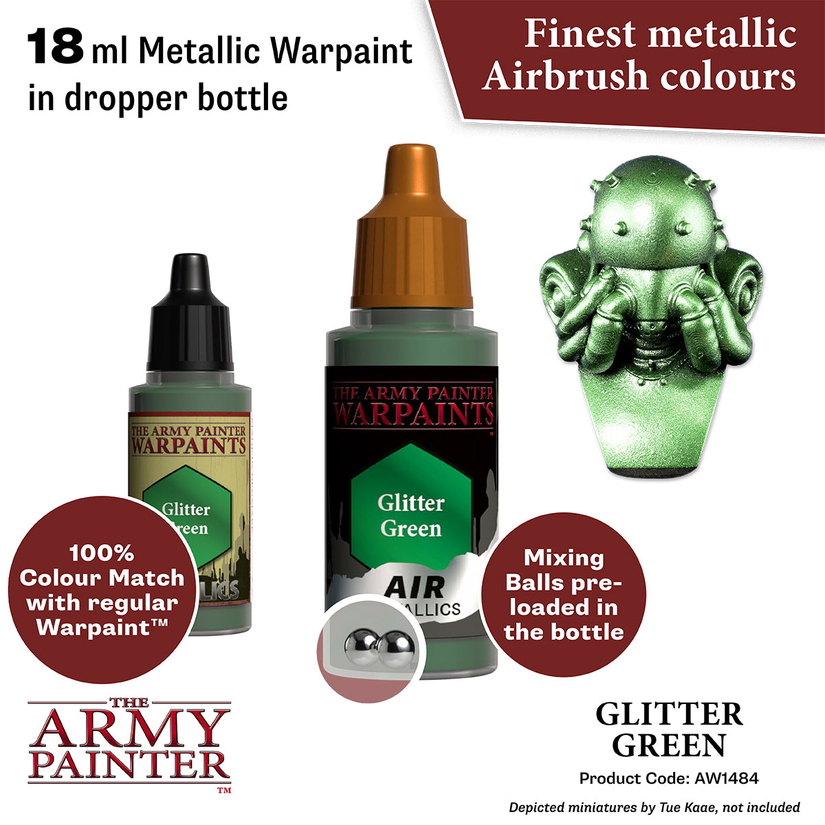 Warpaints Air Metallics: Glitter Green