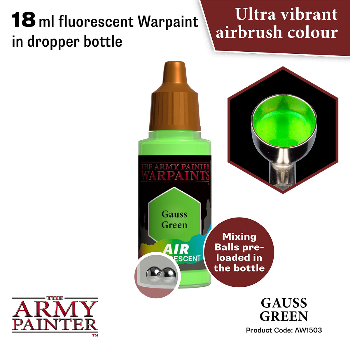 Warpaints Air Fluorescent: Gauss Green