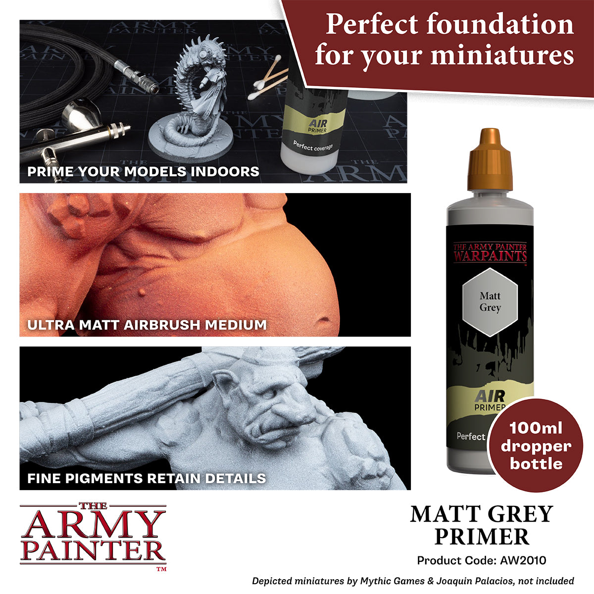 Our full Airbrush paint collection for miniatures - The Army Painter