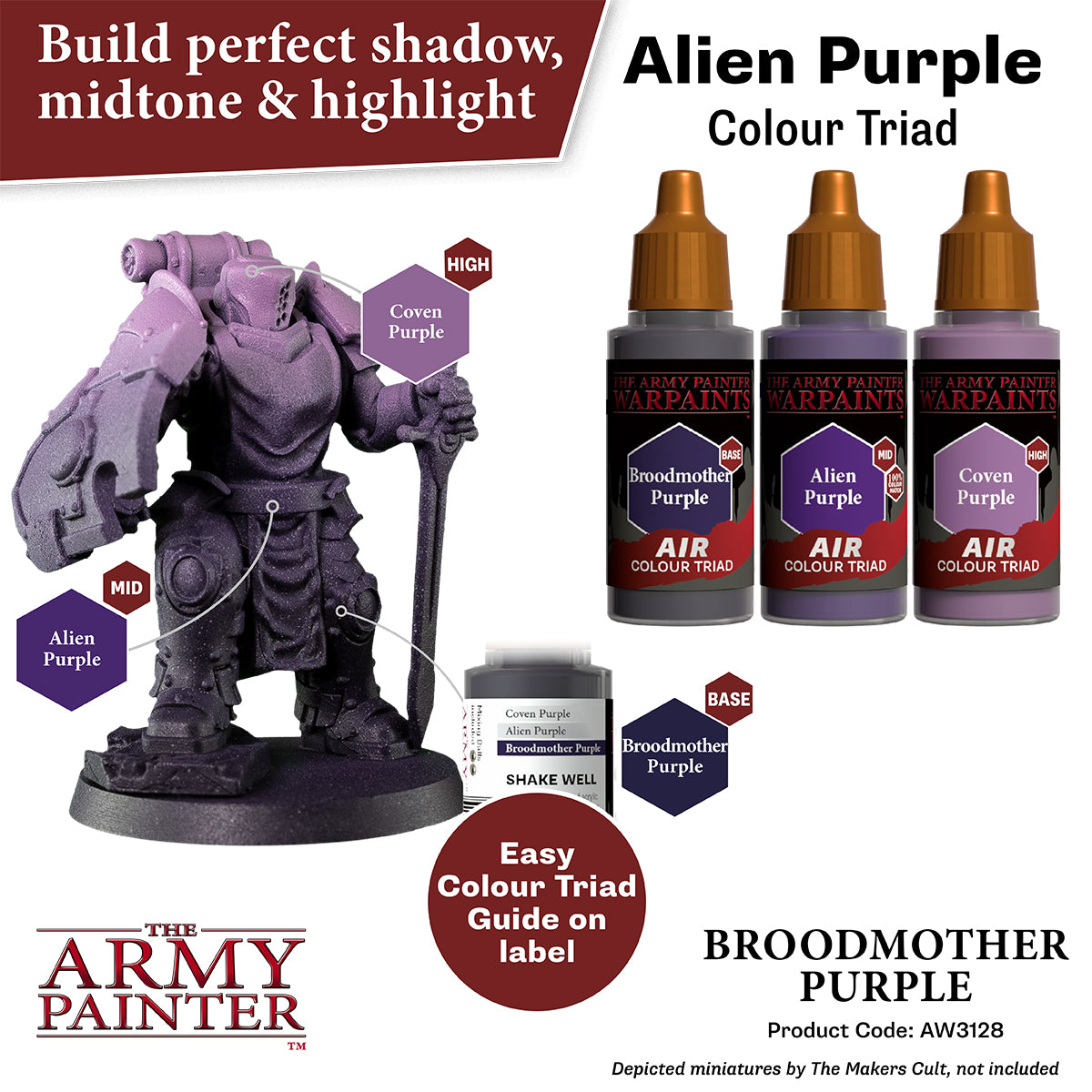 The Army Painter Air Broodmother Purple | Airbrush Farbe Vorverdünnt | Für Miniaturen & Modellbau