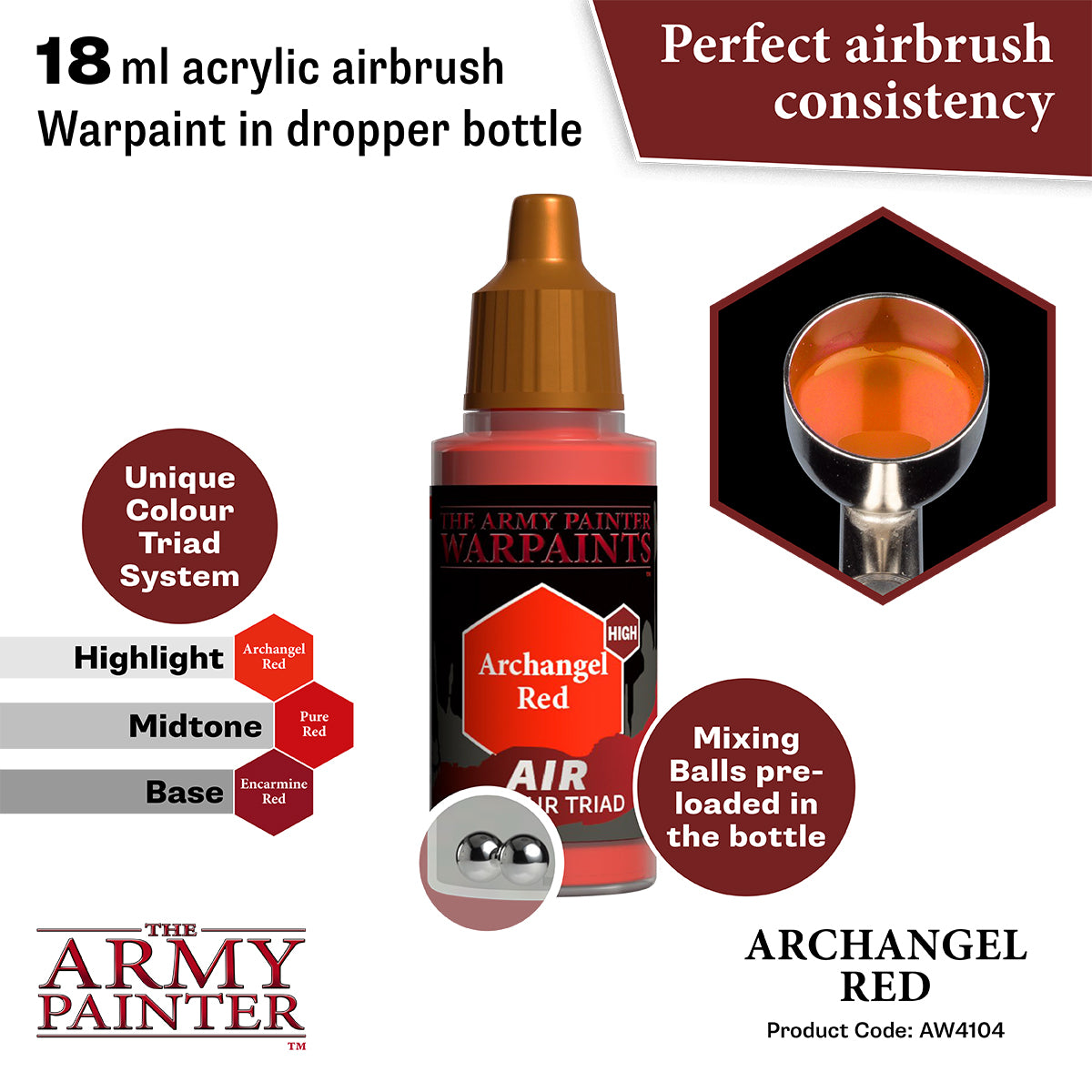 Warpaints Air: Archangel Red