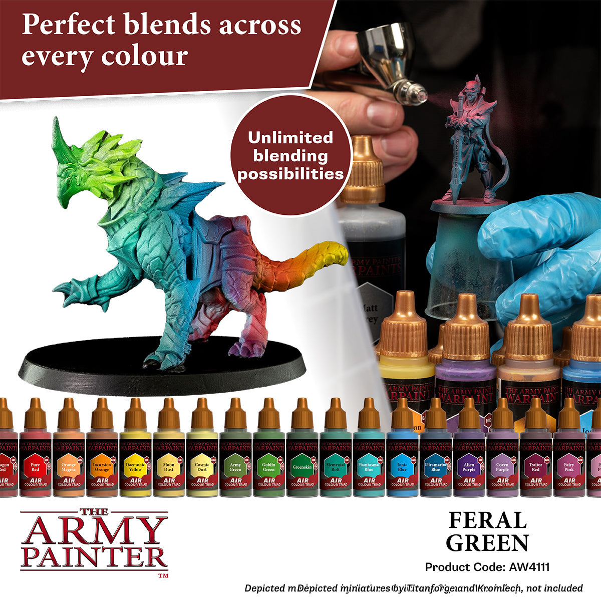 Warpaints Air: Feral Green