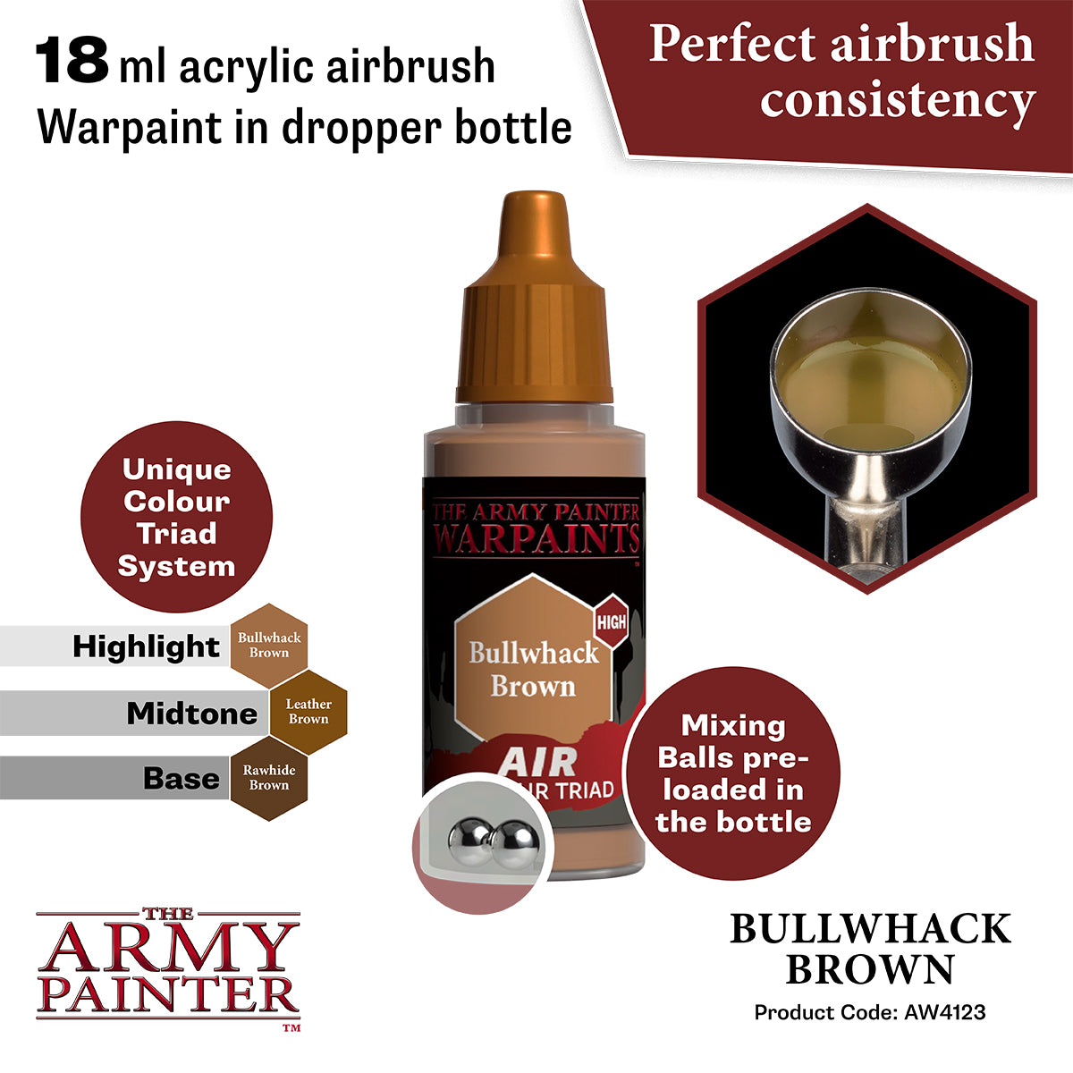 Warpaints Air: Bullwhack Brown