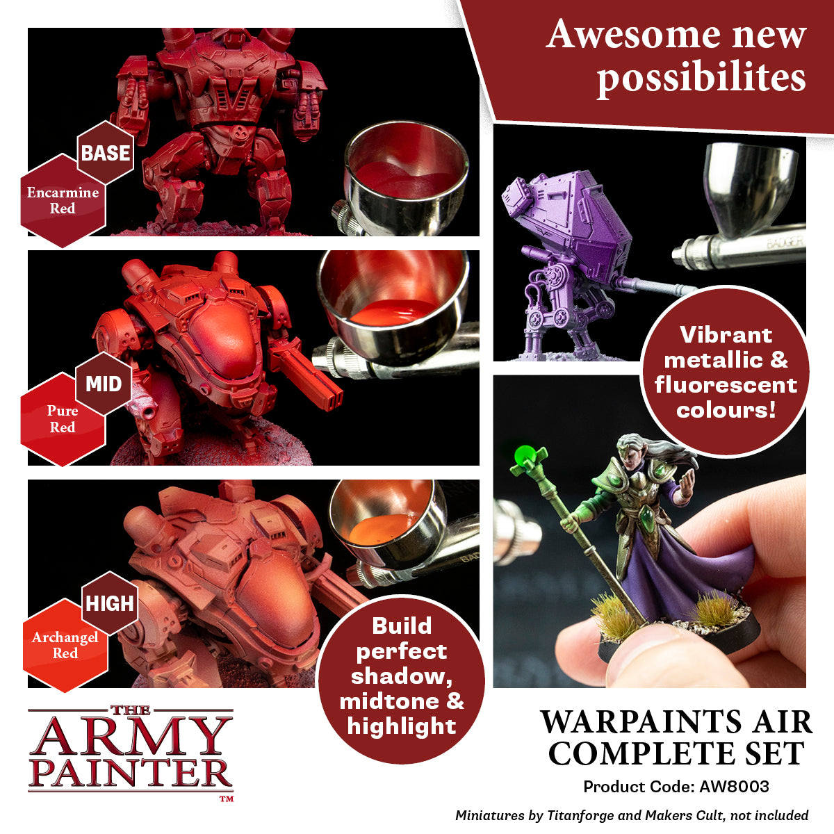 Warpaints - Ideal for highly-detailed miniatures - The Army Painter