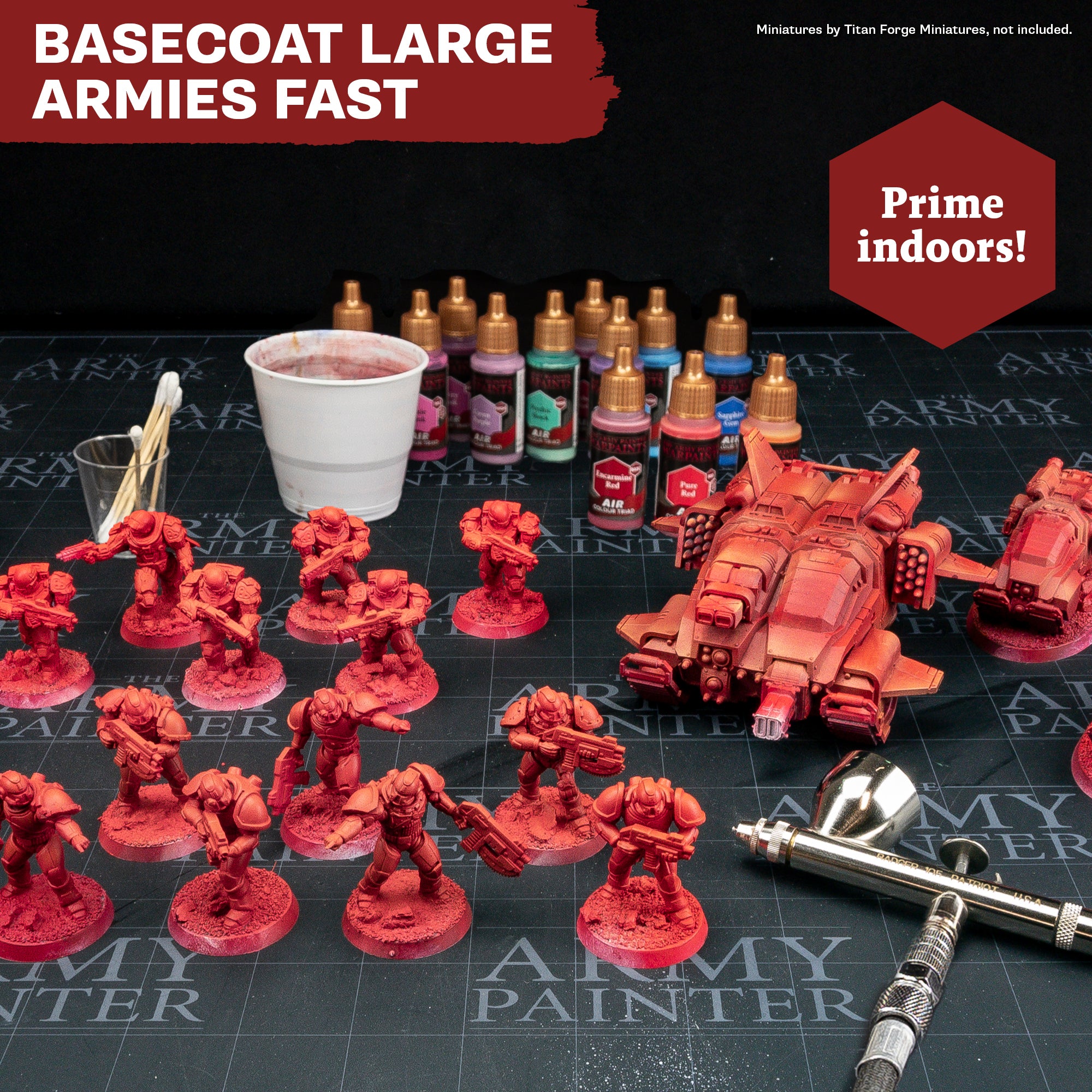 Airbrush Primary Bundle - Red