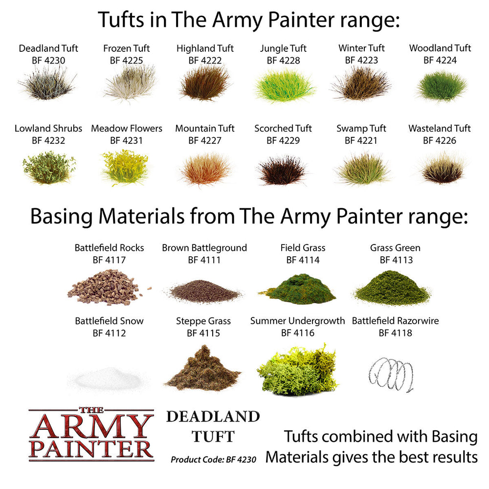 Tuft for deadland models & terrain - Super realistic tufts: Find it here.