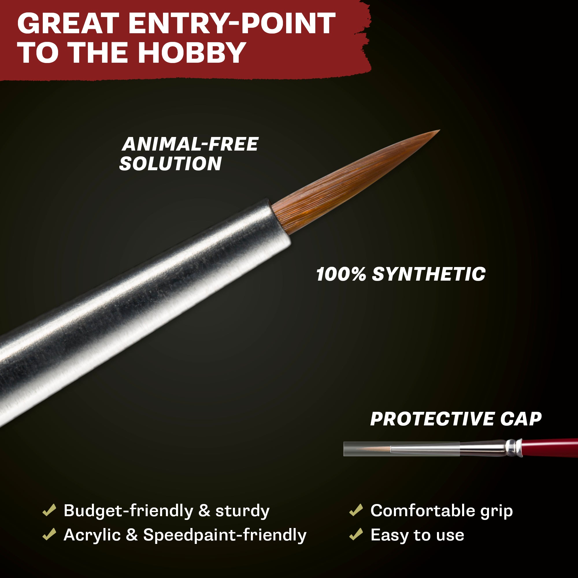 Hobby Brush: Precise Detail