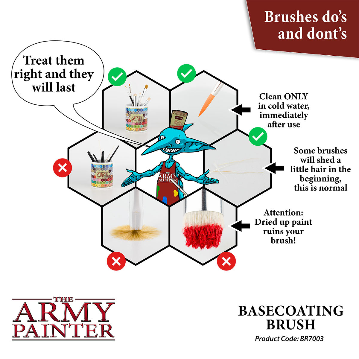 Pinceau de brossage à sec - Hobby Brush DryBrush - Army Painter