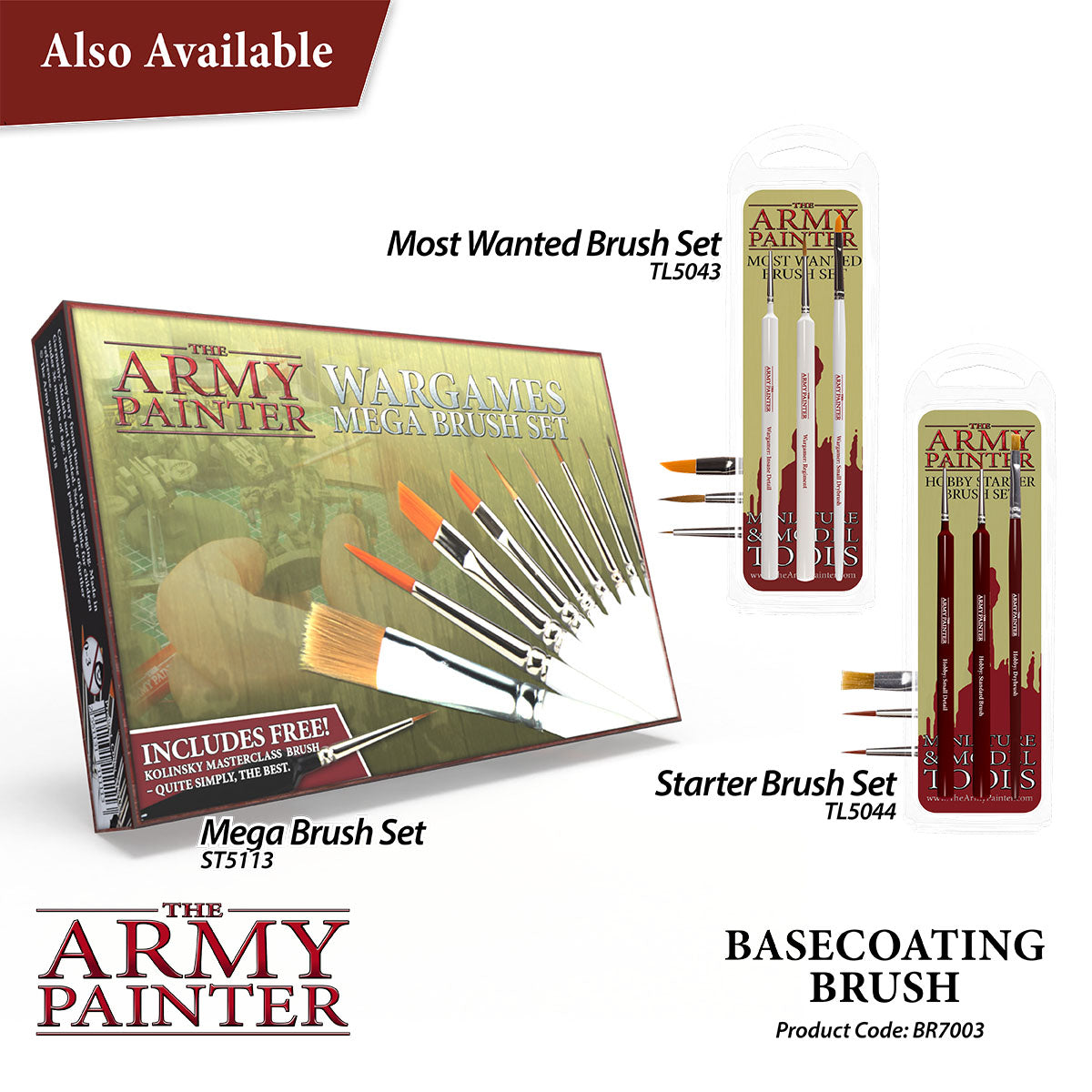 Army Painter Brush: Hobby: Basecoating