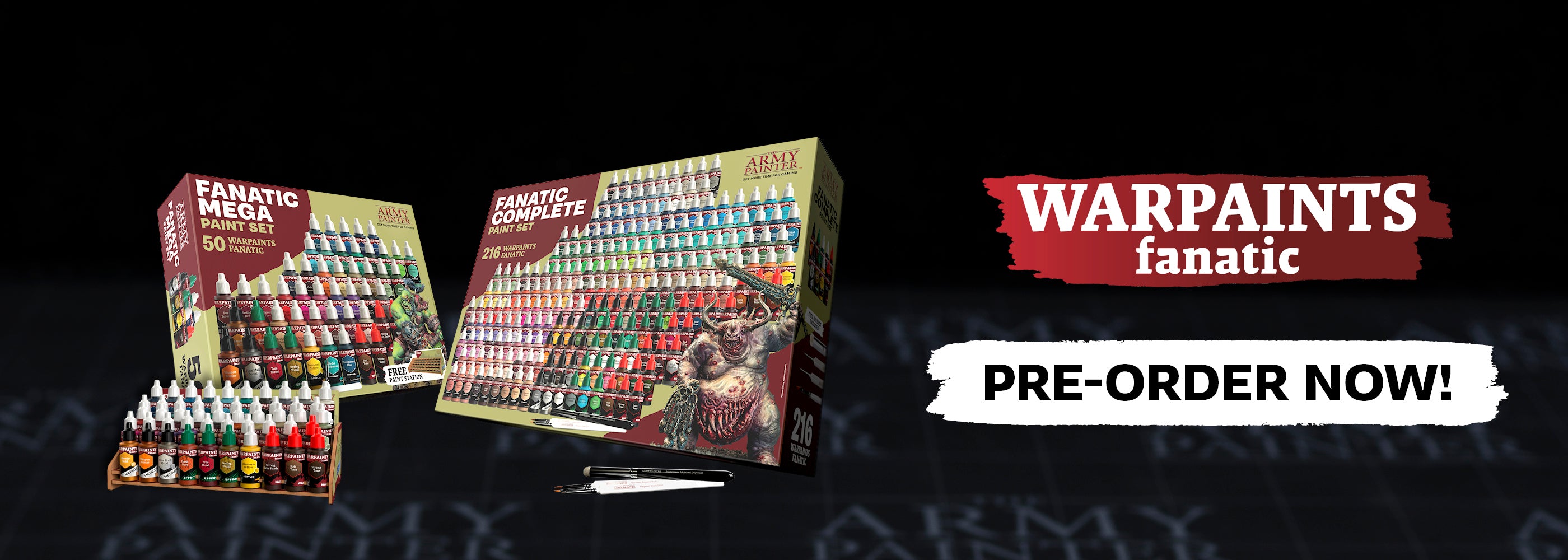 216 PAINTS! The New FANATIC COMPLETE Set from The Army Painter