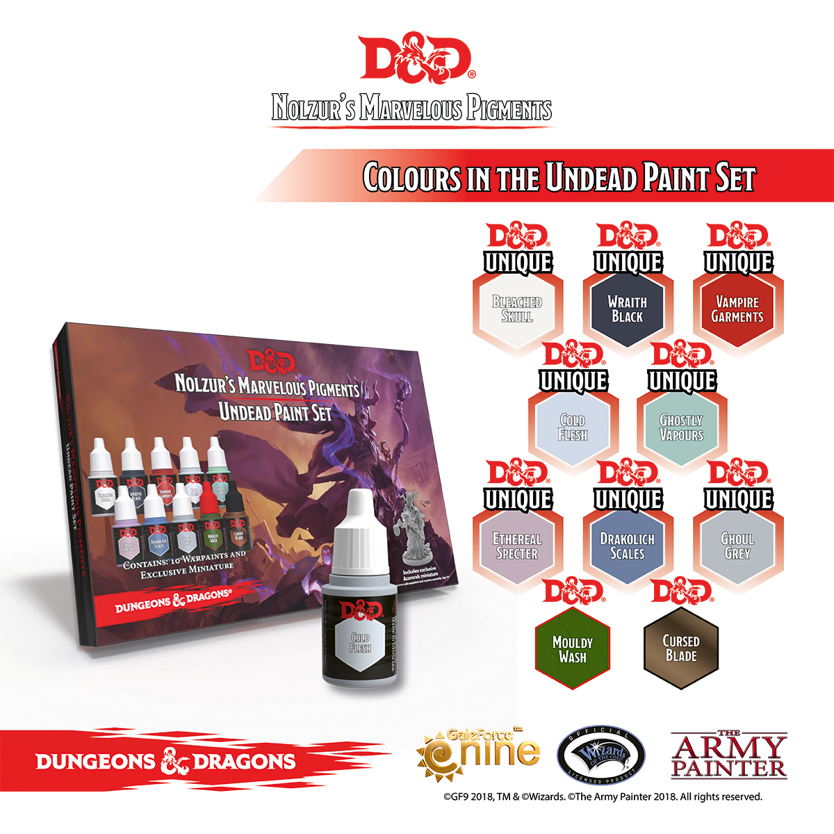Paint: Army Painter - Paint Sets D&D Nolzur's Marvelous Pigments: Undead Paint  Set - Tower of Games