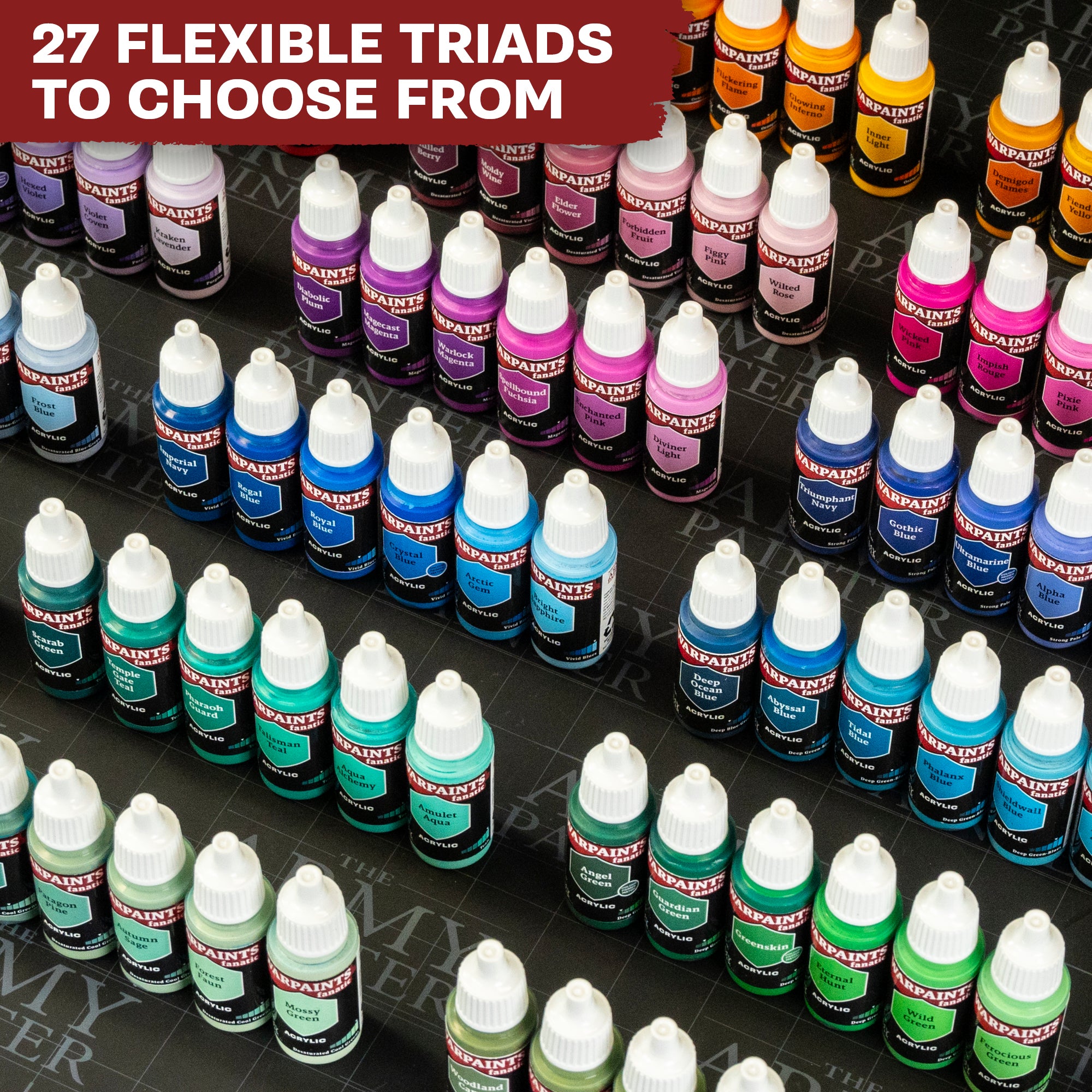 Flexible Triad: Cool Reds