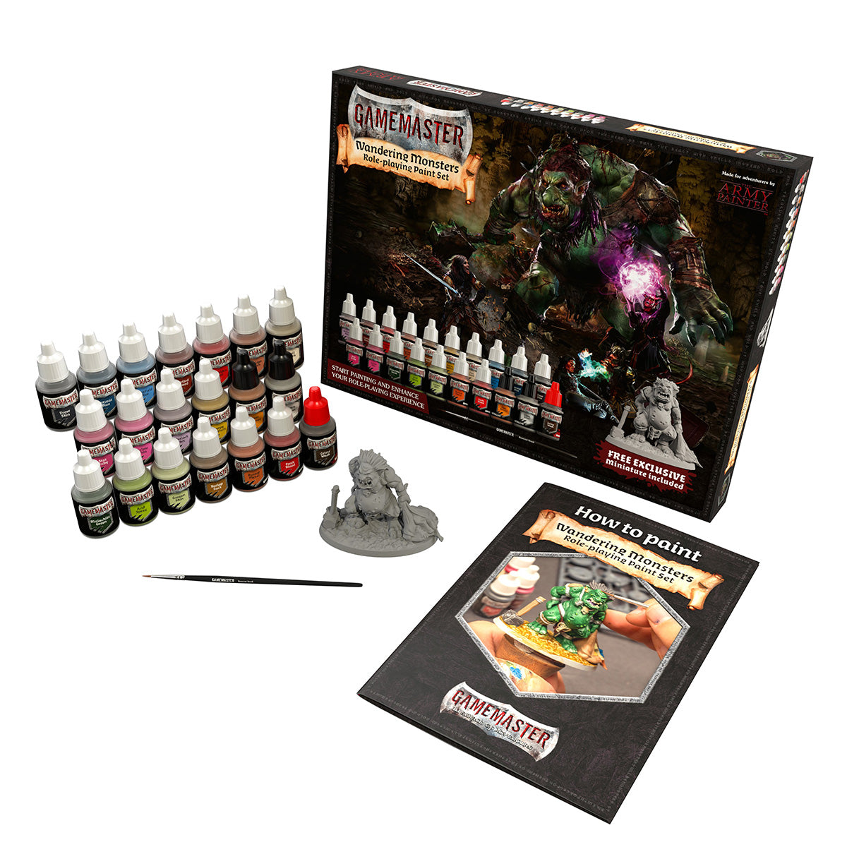 The Army Painter - DnD Paint Set Gamemaster Wandering Monsters Miniature  Painting Kit with Bonus Item