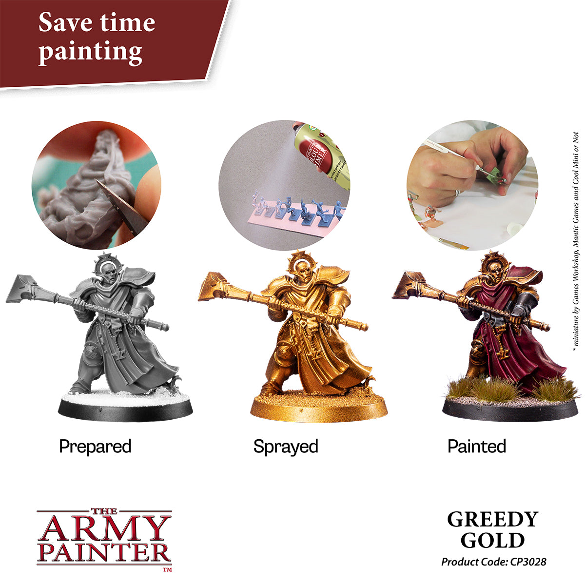 Review: The Army Painter Greedy Gold Colour Primer - the best gold