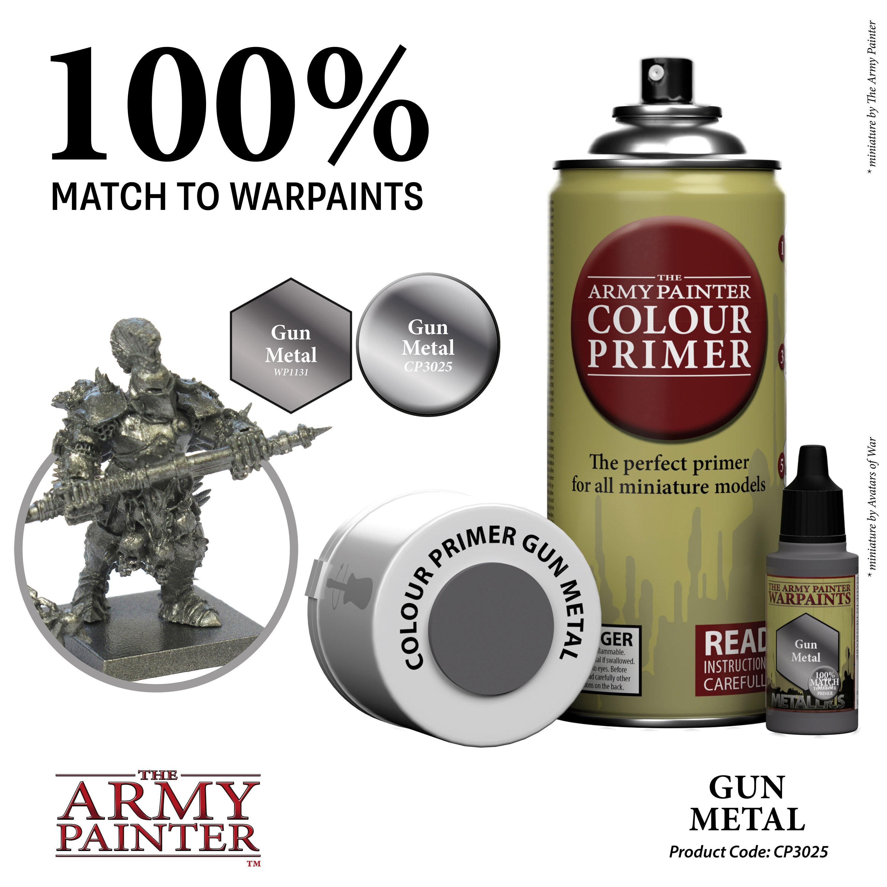 Army Painter : Sous-couche : Gun metal