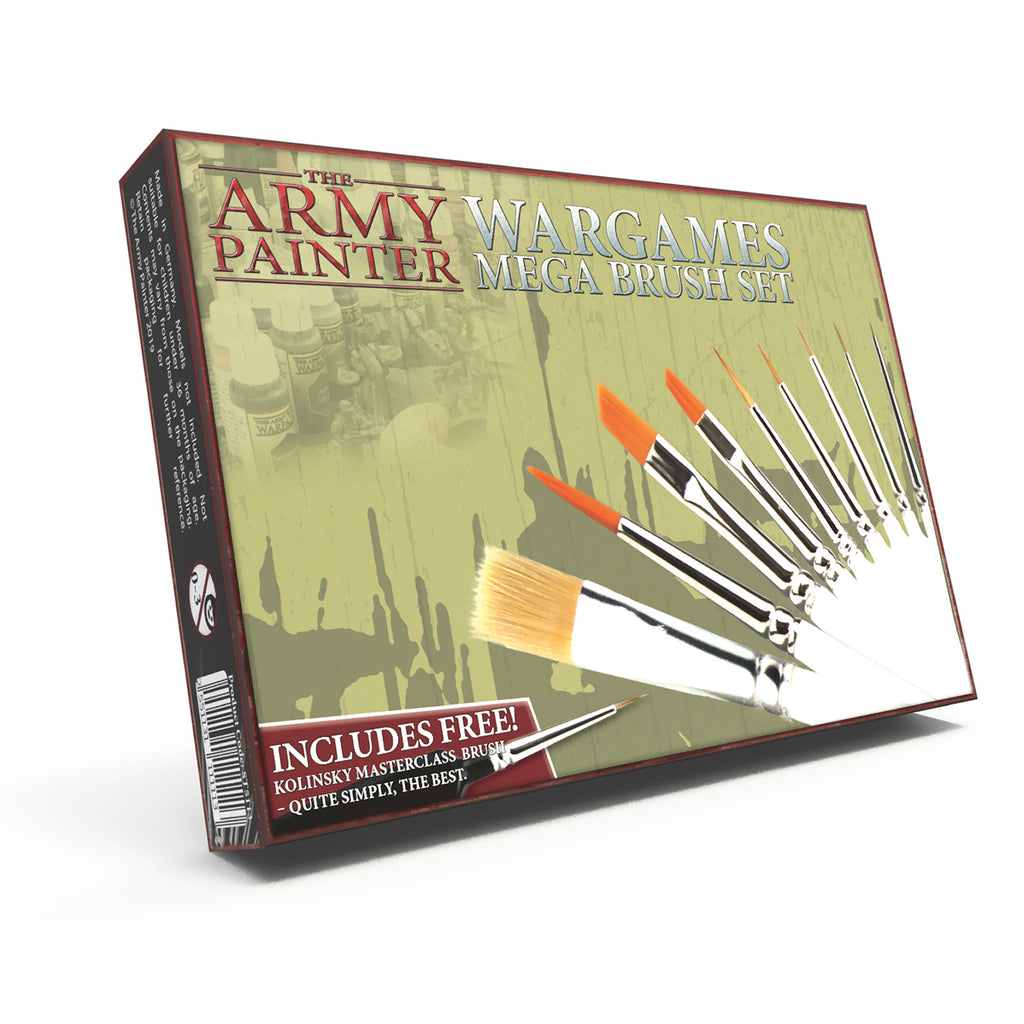 Army Painter Mega Brush Set Review pour les peintres miniatures