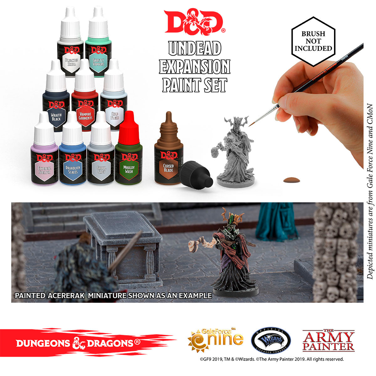 Find The official D&D paint, brushes & sets here