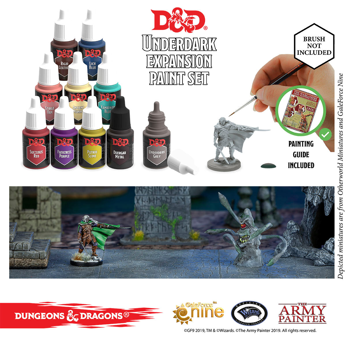 Poignée de peinture Peinture magnétique miniature Donjons et dragons, DnD,  jeu de société, éclaireur RPG miniature sur table -  France