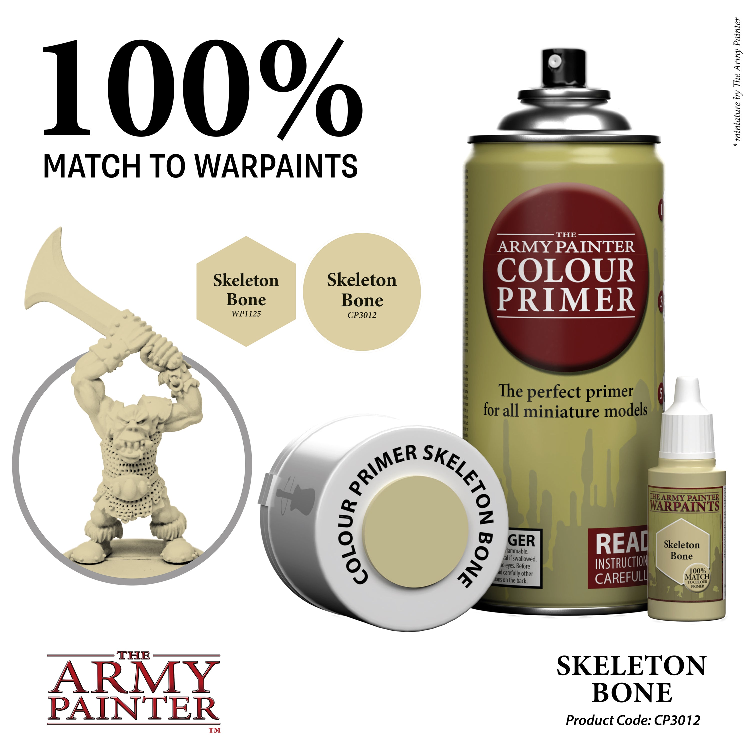 Army Painter - Sous-couche Blanc - Skeleton Bone