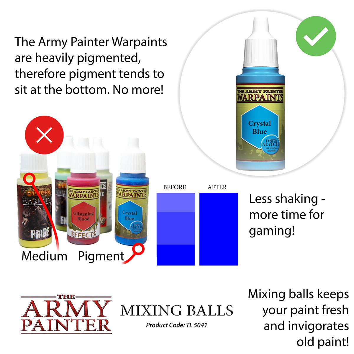 Balls for mixing paint. I have a bunch of these small magnet balls from a  while ago and was wondering if they would work for using in paint pots for  mixing the