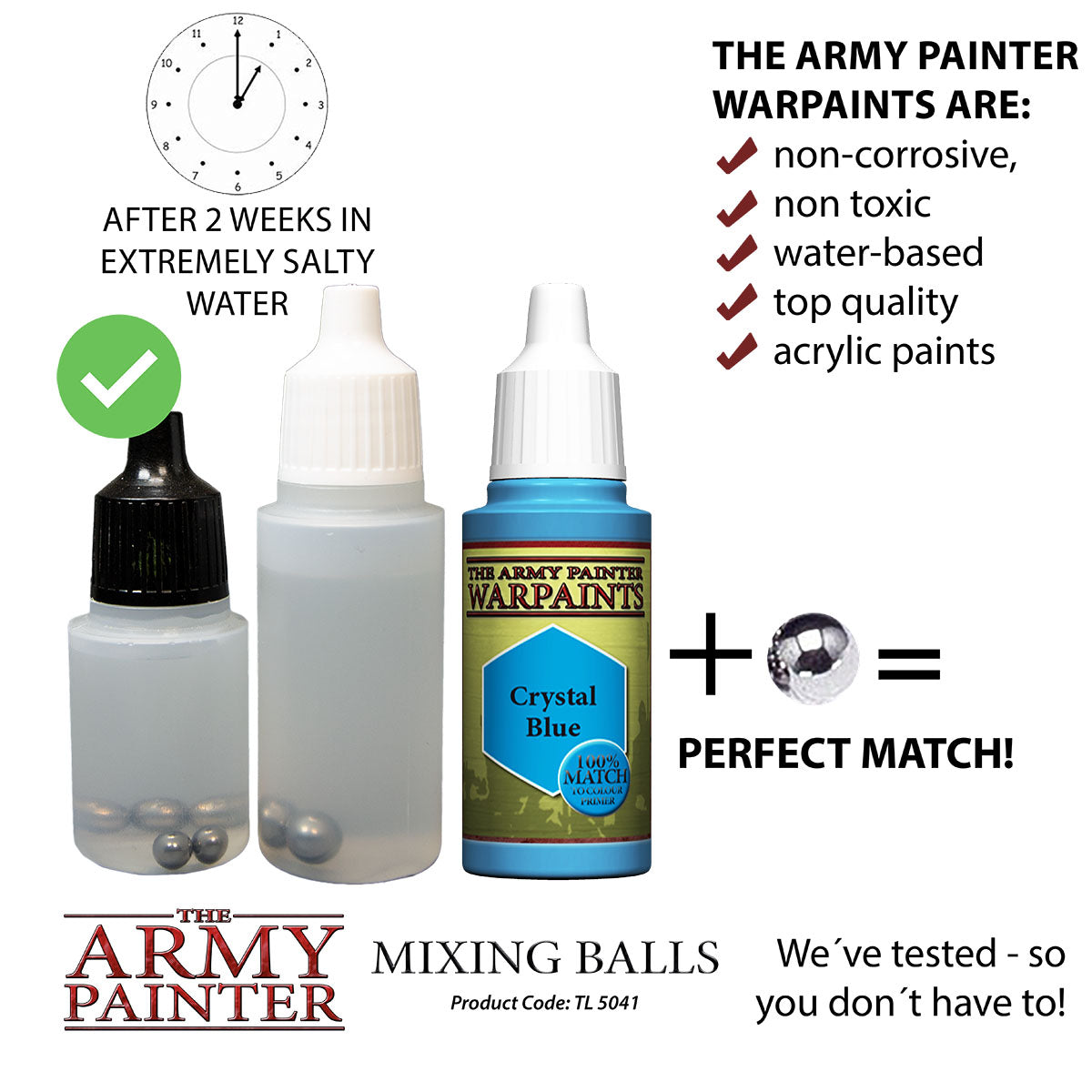  The Army Painter 2 Part Modeling Clay & Paint Mixing Balls,  Moldable Green Stuff Putty Epoxy Clay for Sculpting - 20cm, Rust-Proof  Stainless Steel Mixing Ball for Model Paint Mixer Bottle 