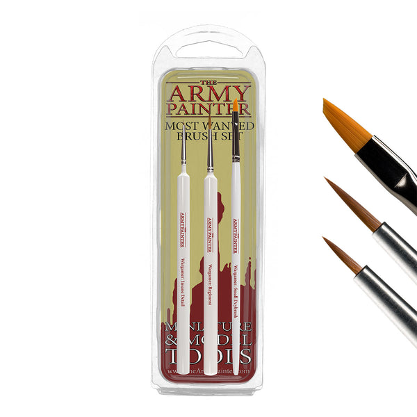 Most Wanted Brush Set - 3 quality brushes - The Army Painter