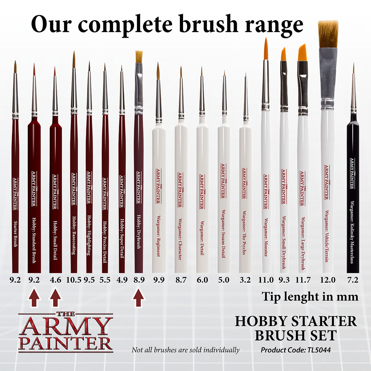 Army Painter Hobby Brush Starter Set